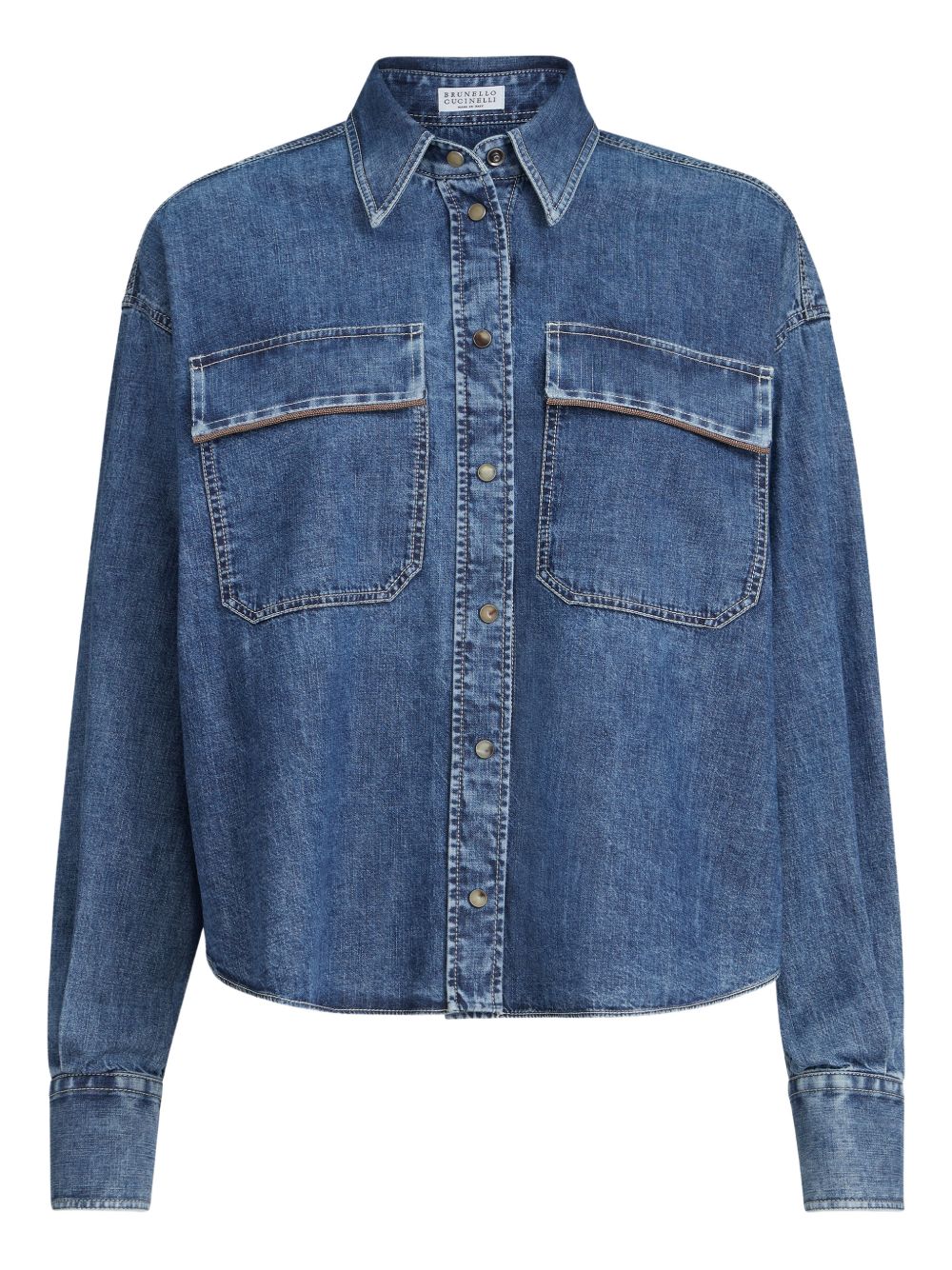 BRUNELLO CUCINELLI MH192RB526C9031BLUE VINTAGE DENIM