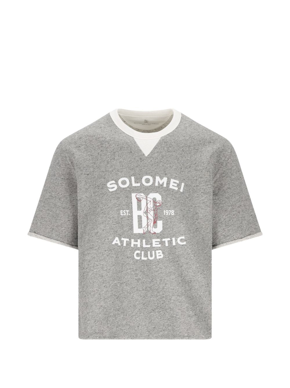 BRUNELLO CUCINELLI MR8313378GCDH41GRIGIO+OFFWHITE