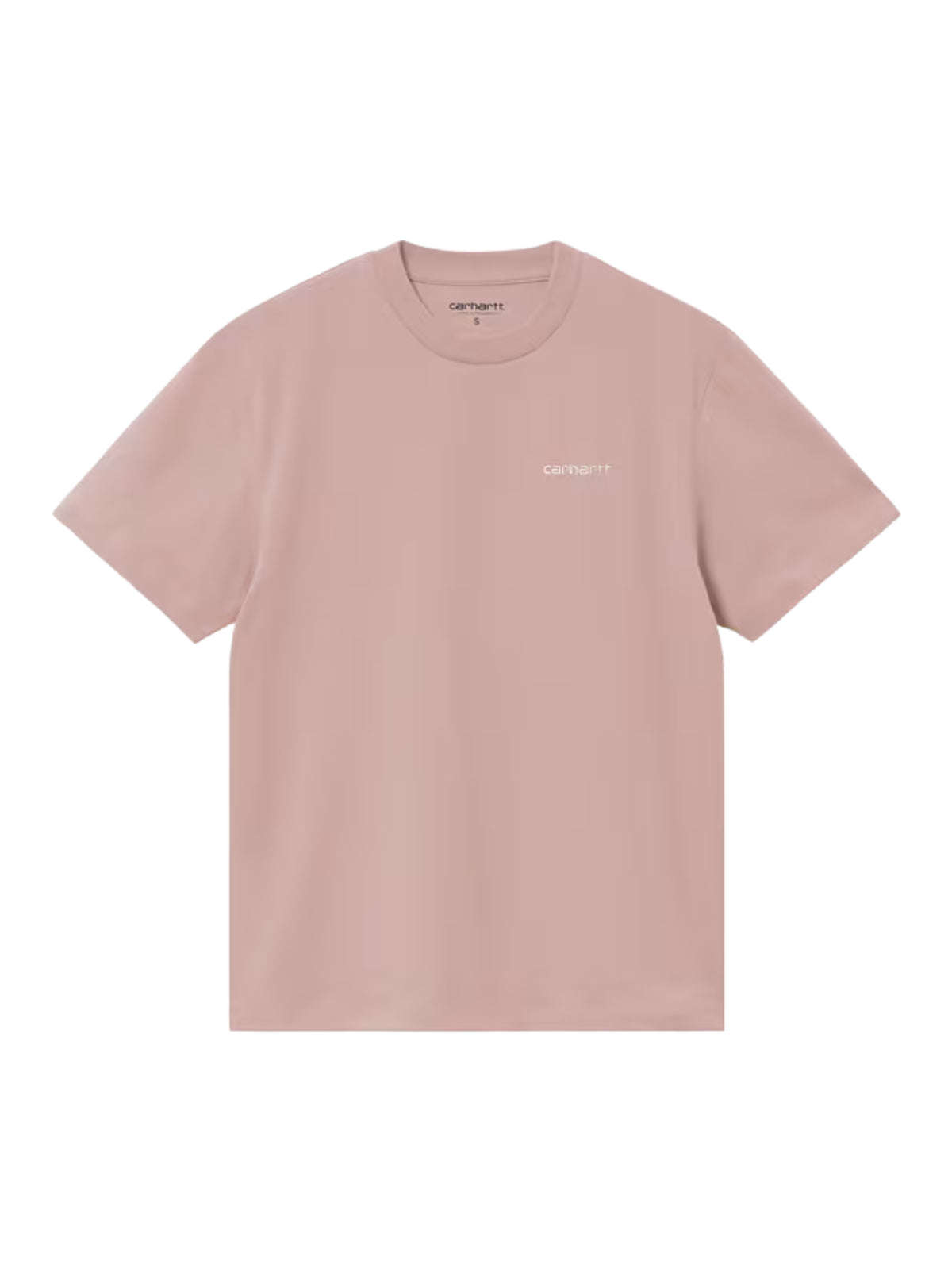 T-shirt da donna a maniche corte con ricamo a scritta. 