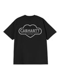 Load image into Gallery viewer, T-shirt a maniche corte con cuore di nuvola 
