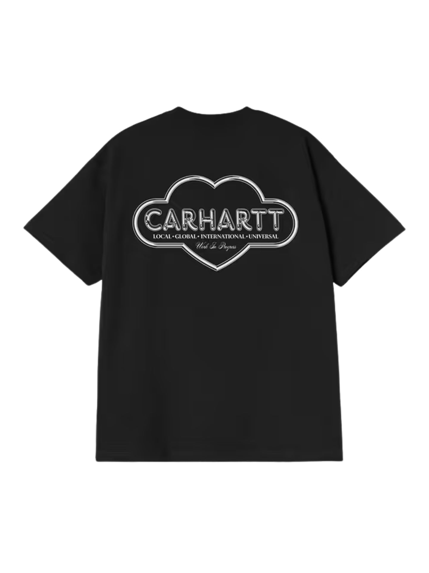 T-shirt a maniche corte con cuore di nuvola 