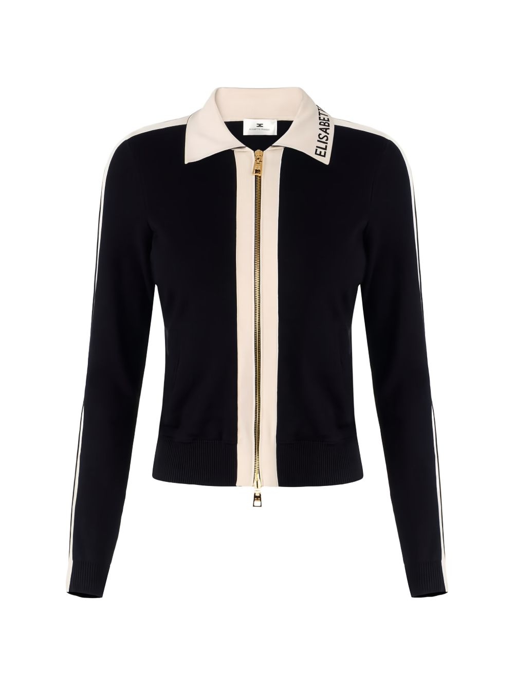 Cardigan con logo 