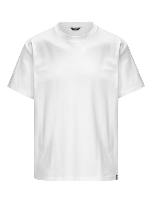 T-shirt girocollo in cotone 