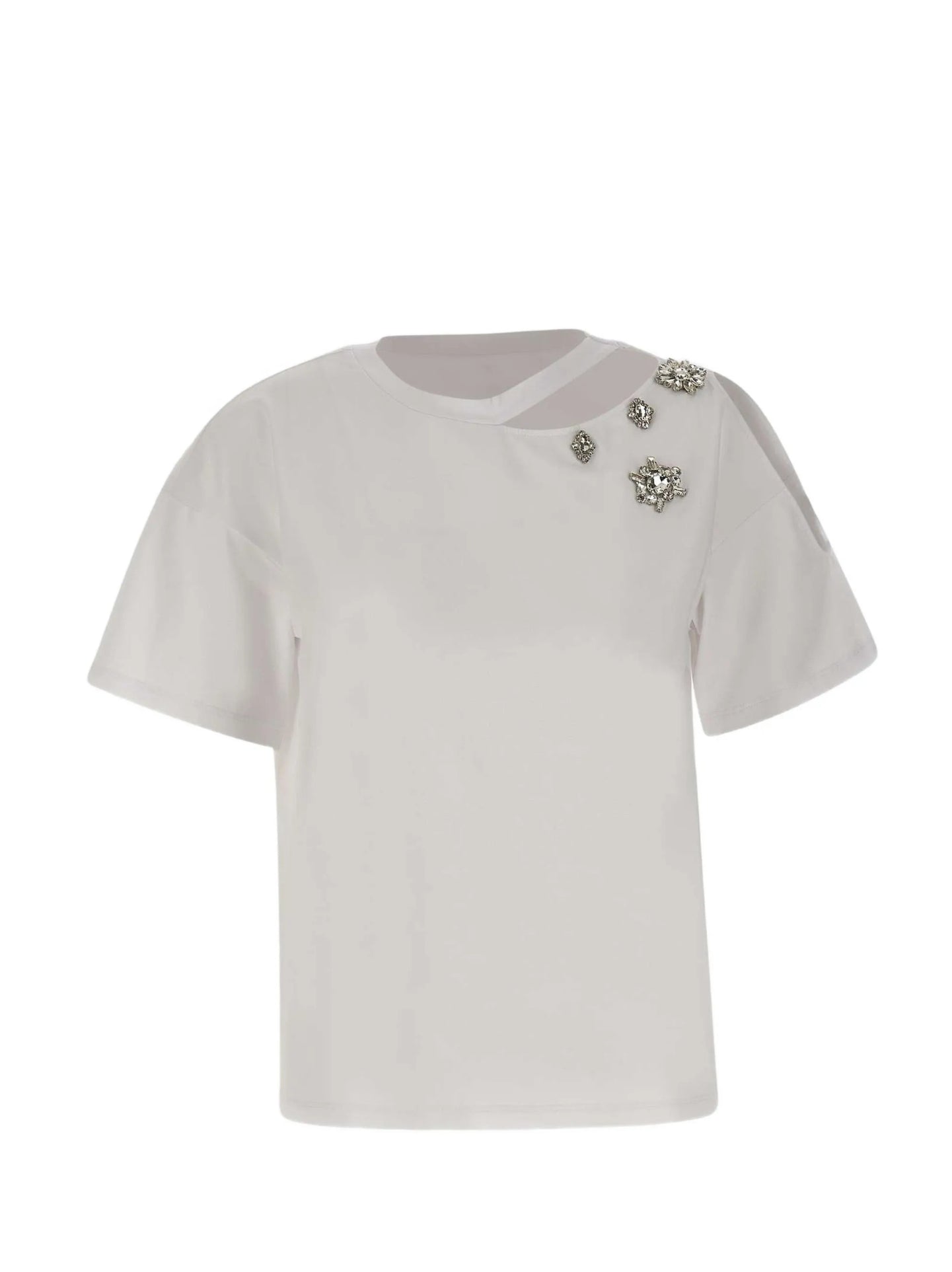 T-shirt con cut-out 