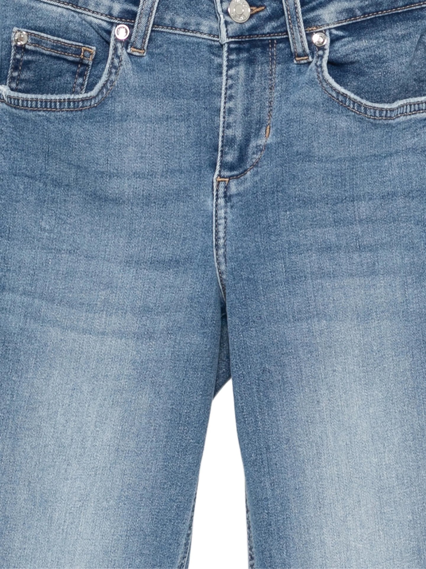 Jeans svasati con logo 