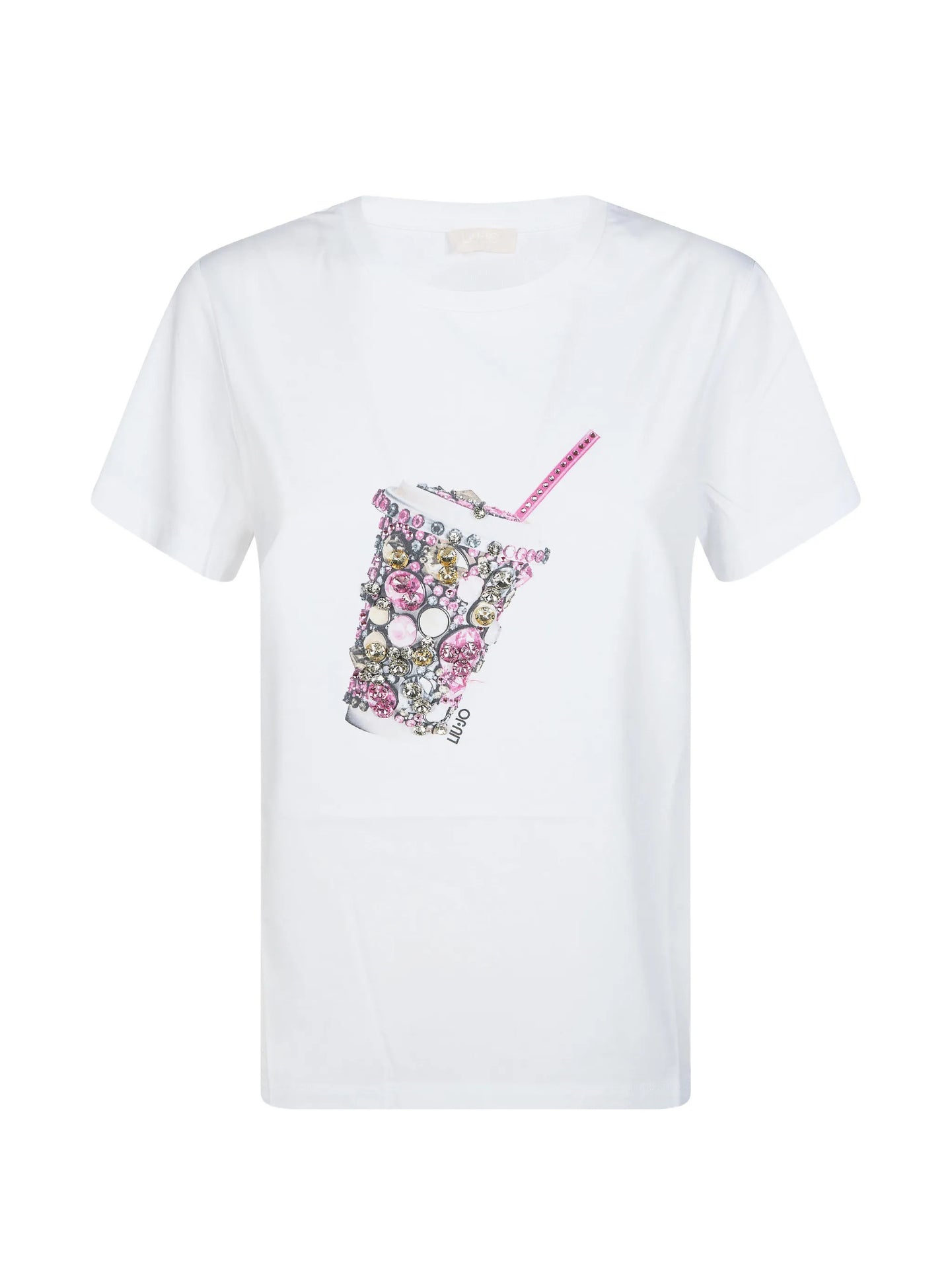 T-shirt con strass 
