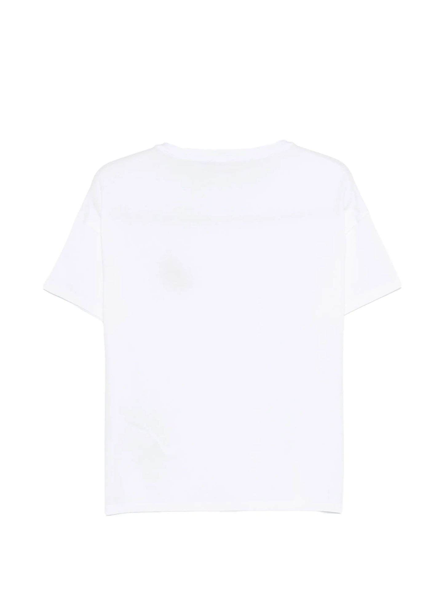 T-shirt girocollo con ricamo 