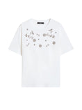 Load image into Gallery viewer, T-shirt WKDAGILE a fiori 2615971061600WKDAGILE003 MAX MARA Weekend
