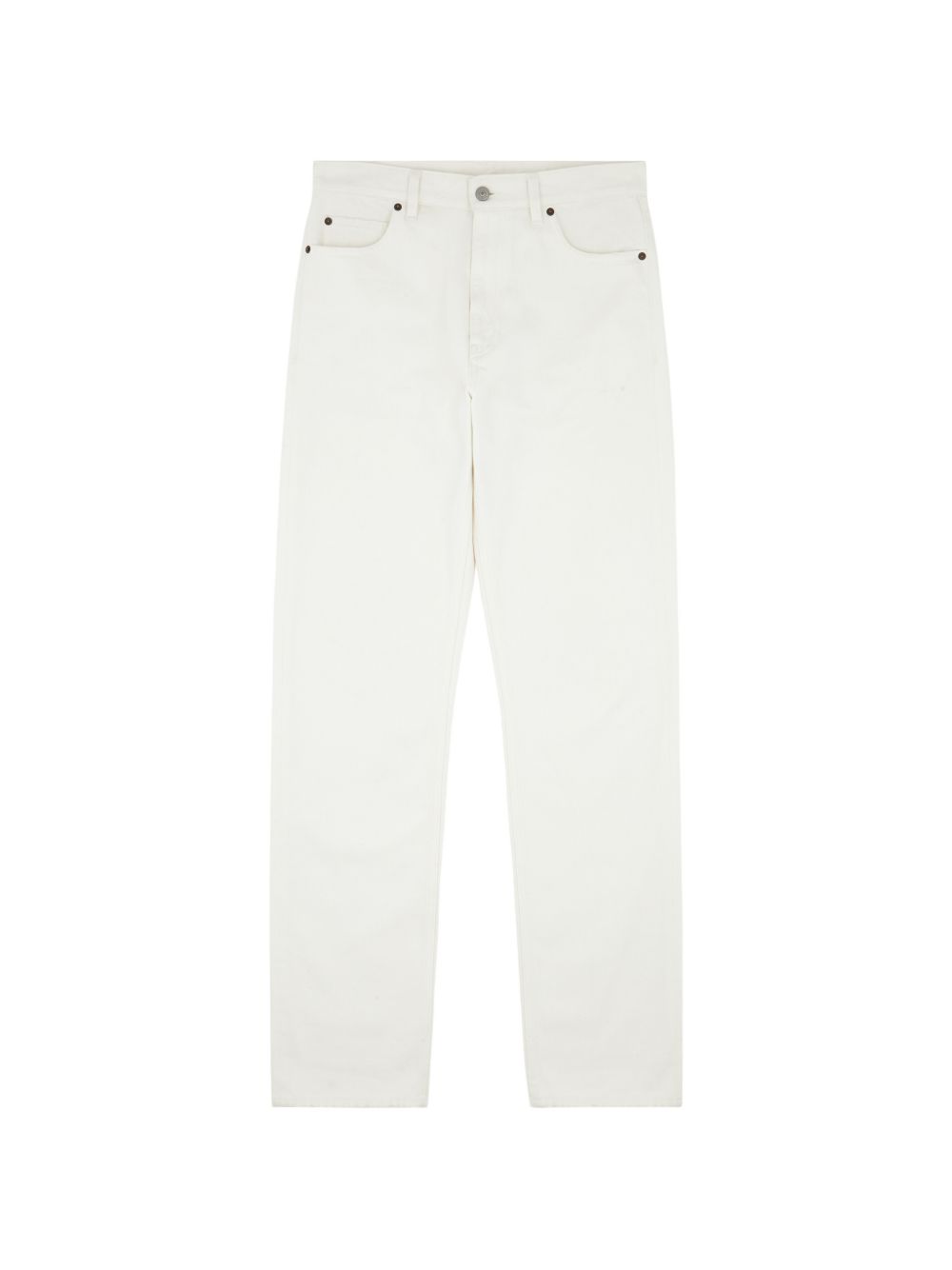 Jeans dritti in cotone 