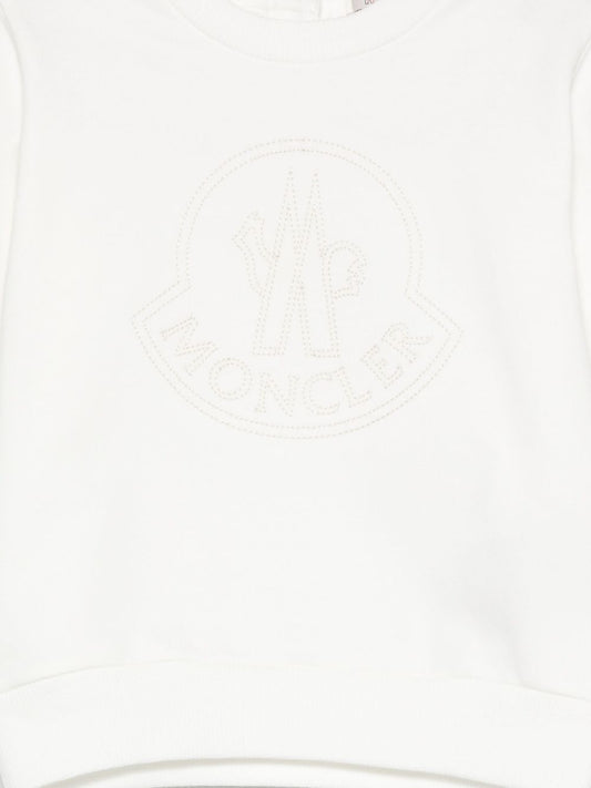 Felpa con logo ricamato 