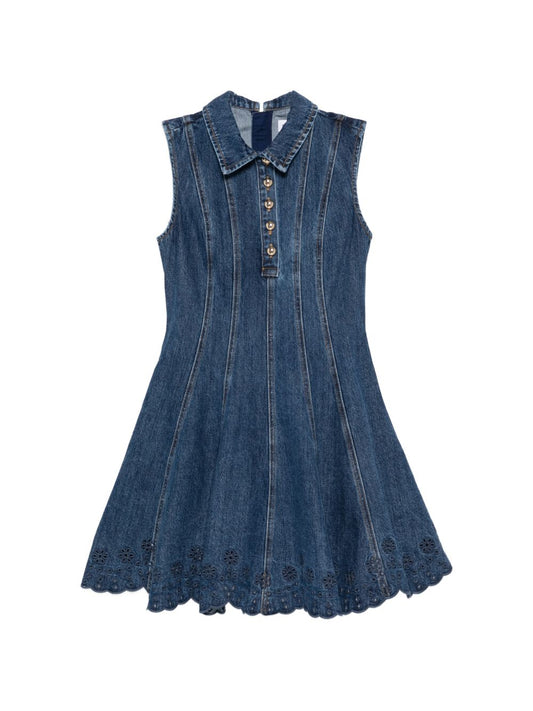 Abito corto denim 