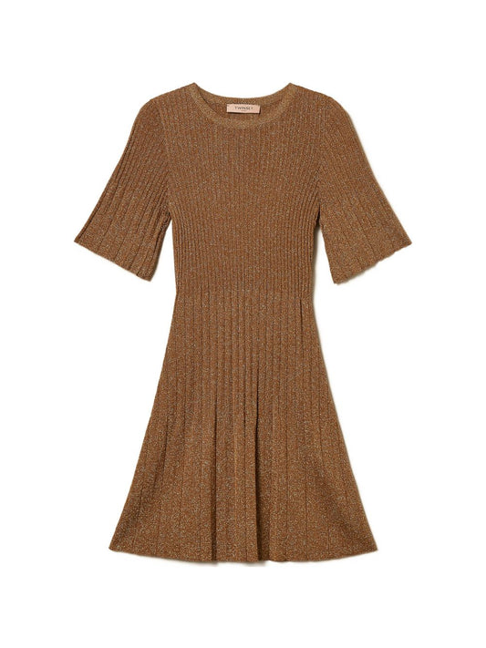 TWINSET 261TP304013361WOOD LUREX ORO
