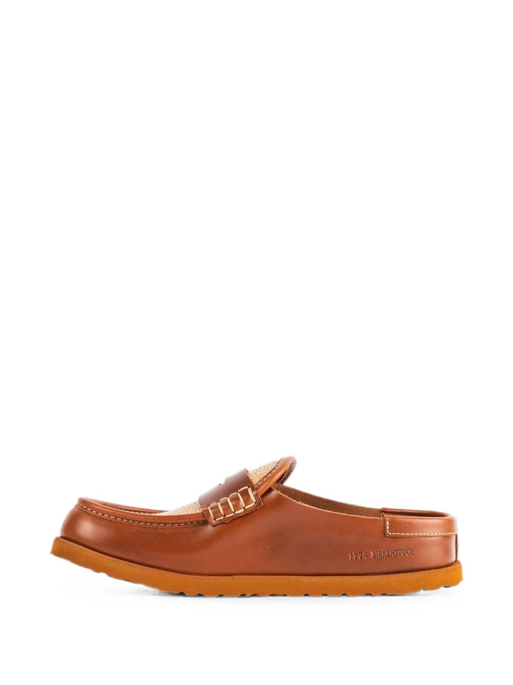 Sabot Birkenstock 1774 Naples in Rafia e Pelle 