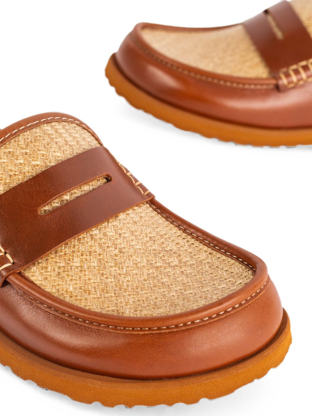 Sabot Birkenstock 1774 Naples in Rafia e Pelle 
