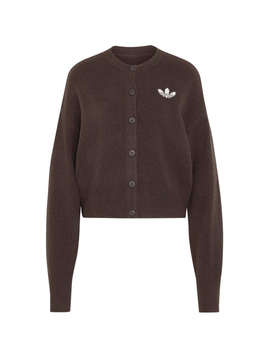 Cardigan Donna Adidas Essentials Knit Aurora Coffee 
