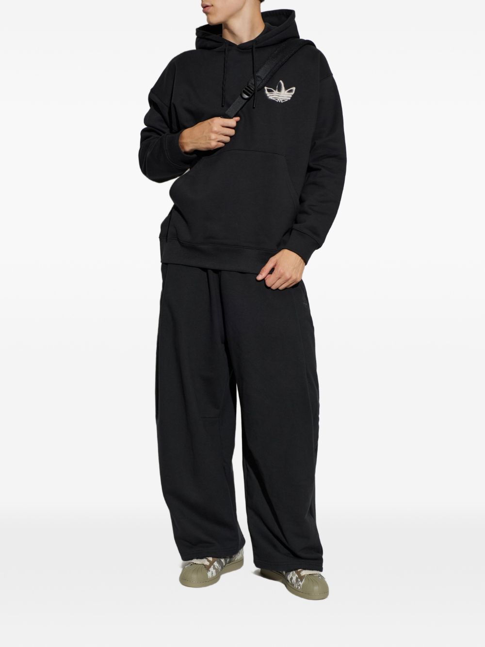 Pantaloni sportivi a gamba ampia<BR/><BR/> 