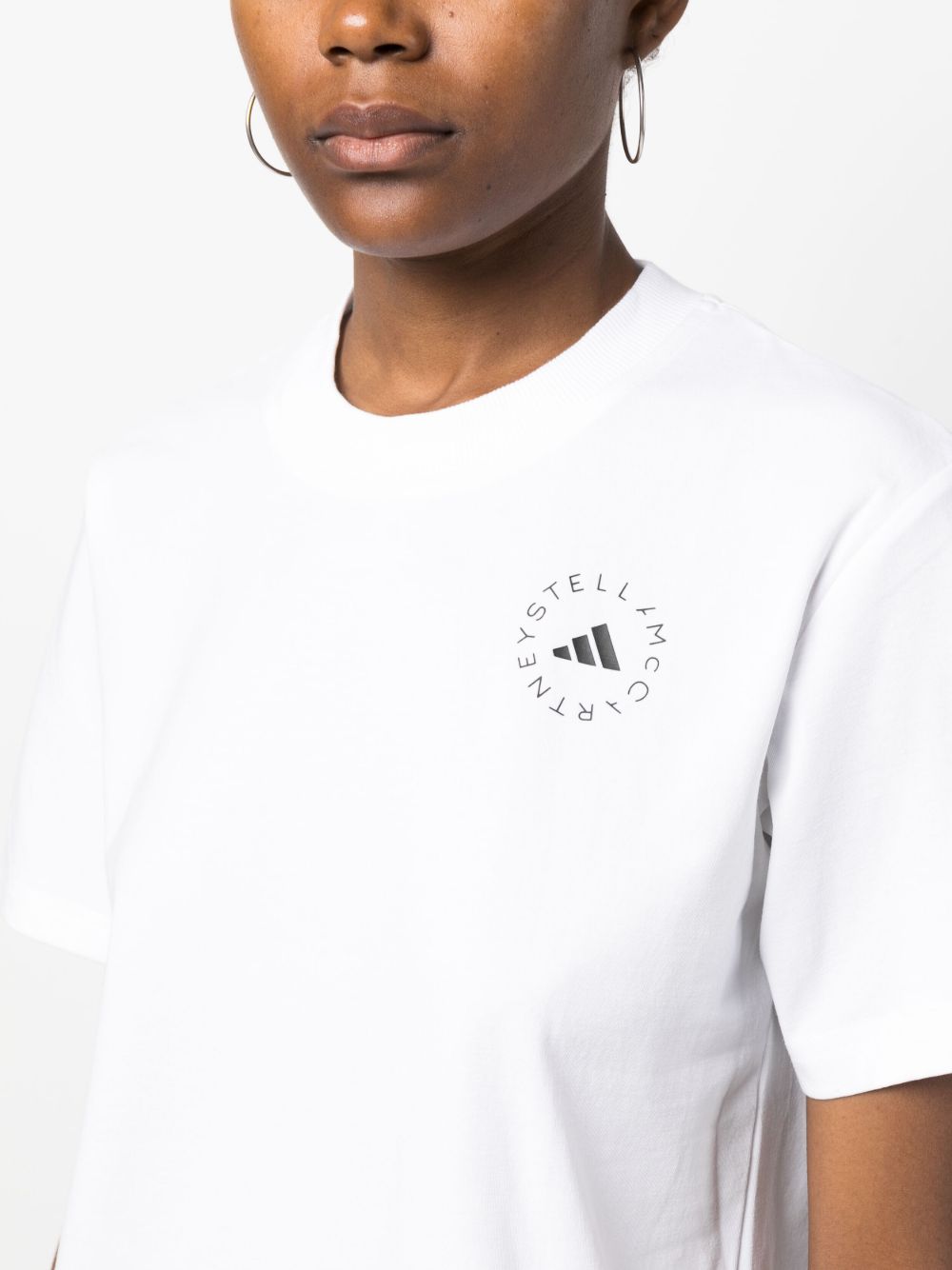 T-Shirt Donna Adidas by Stella McCartney Bianca 