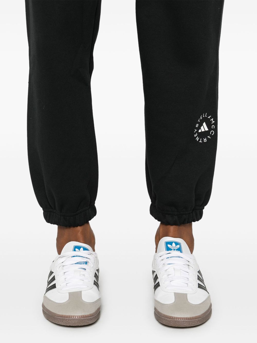 Pantaloni Sportivi Ampi Adidas by Stella McCartney Neri 