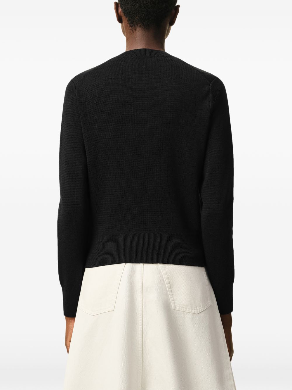 Maglia Girocollo Ami Paris Ami de Coeur Nera 