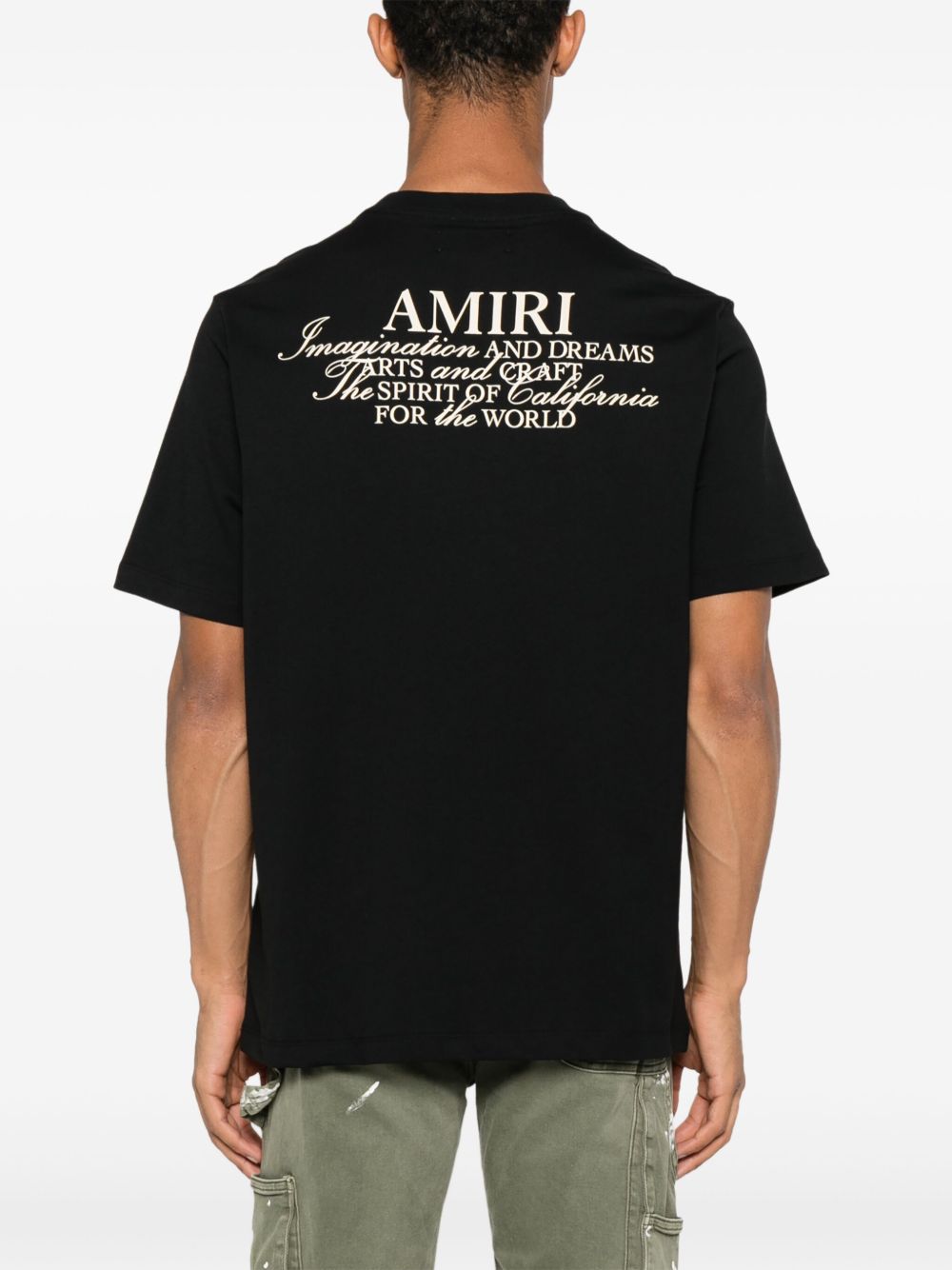 T-Shirt Amiri con Logo Nera 