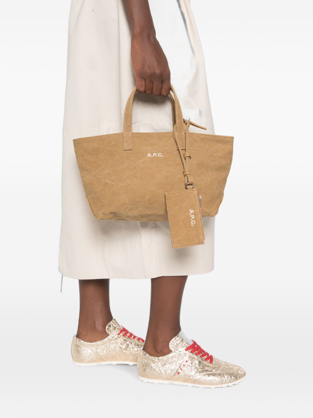 Borsa tote Le Drummer piccola con ricamo 