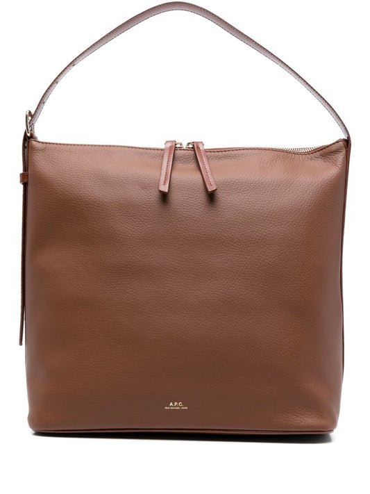 Borsa a spalla in pelle 