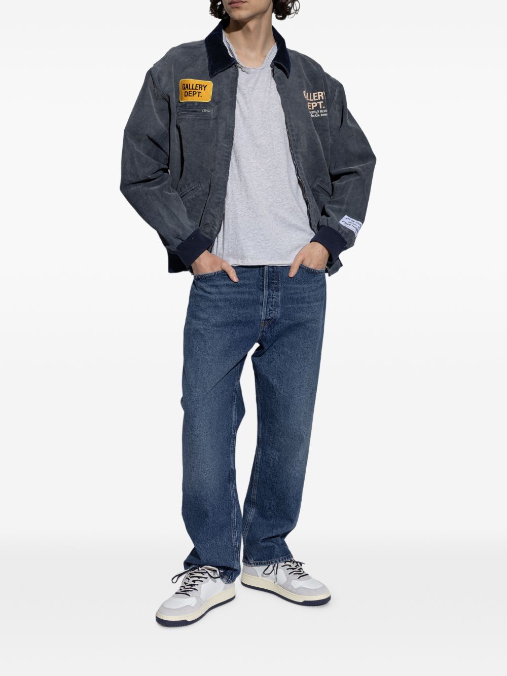 Sneakers Medalist con inserto in pelle scamosciata 