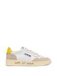 Load image into Gallery viewer, Sneakers basse Medalist in pelle bianca e camoscio lucido 
