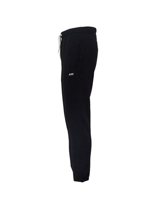 Pantaloni sportivi sportivi con coulisse e logo ricamato 