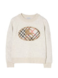 Carica l'immagine nel visualizzatore della galleria, 8131603A4807WHITE MELANGE BURBERRY KIDS
