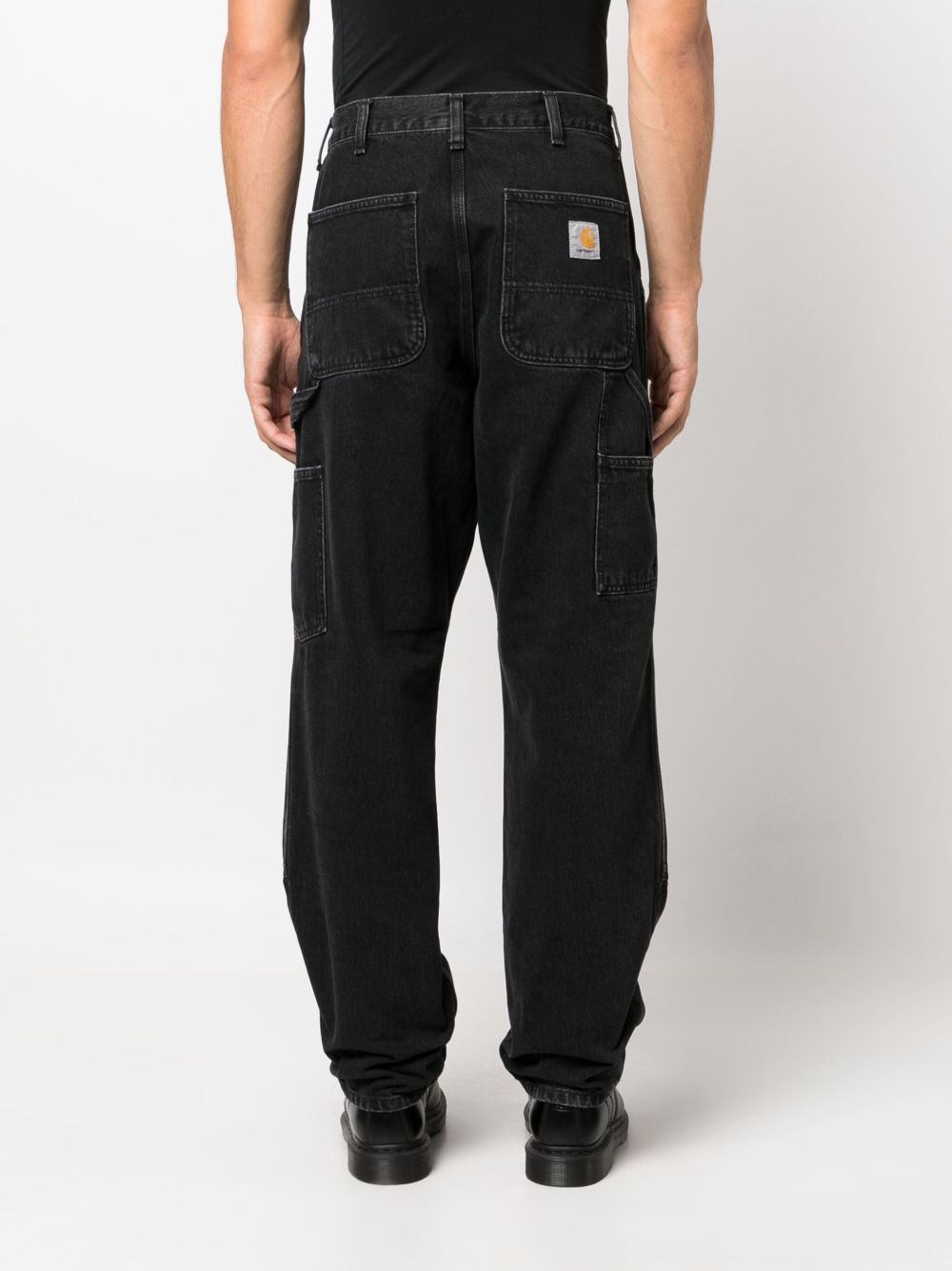 I0326998906BLACK, STONE WASHED CARHARTT