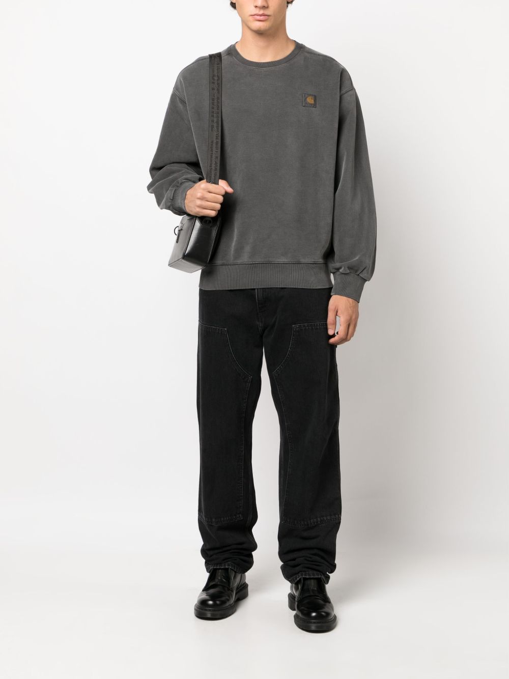 I0326998906BLACK, STONE WASHED CARHARTT