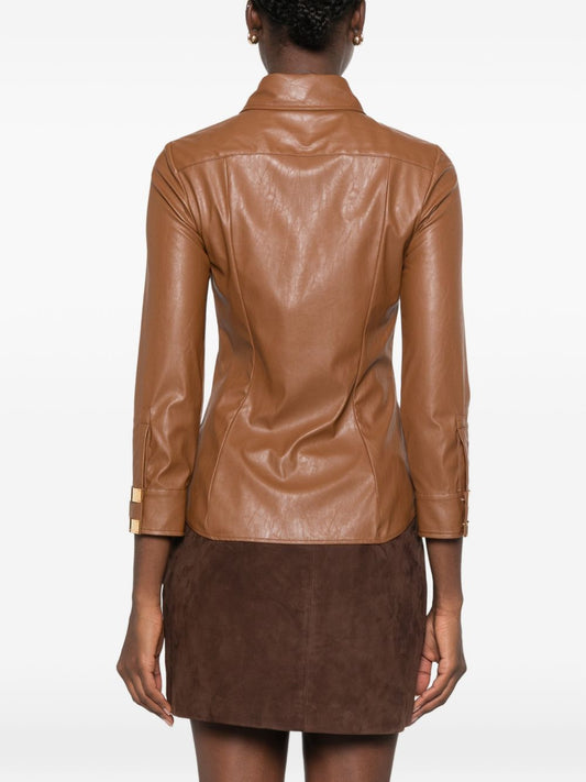 Camicia Elisabetta Franchi Similpelle 