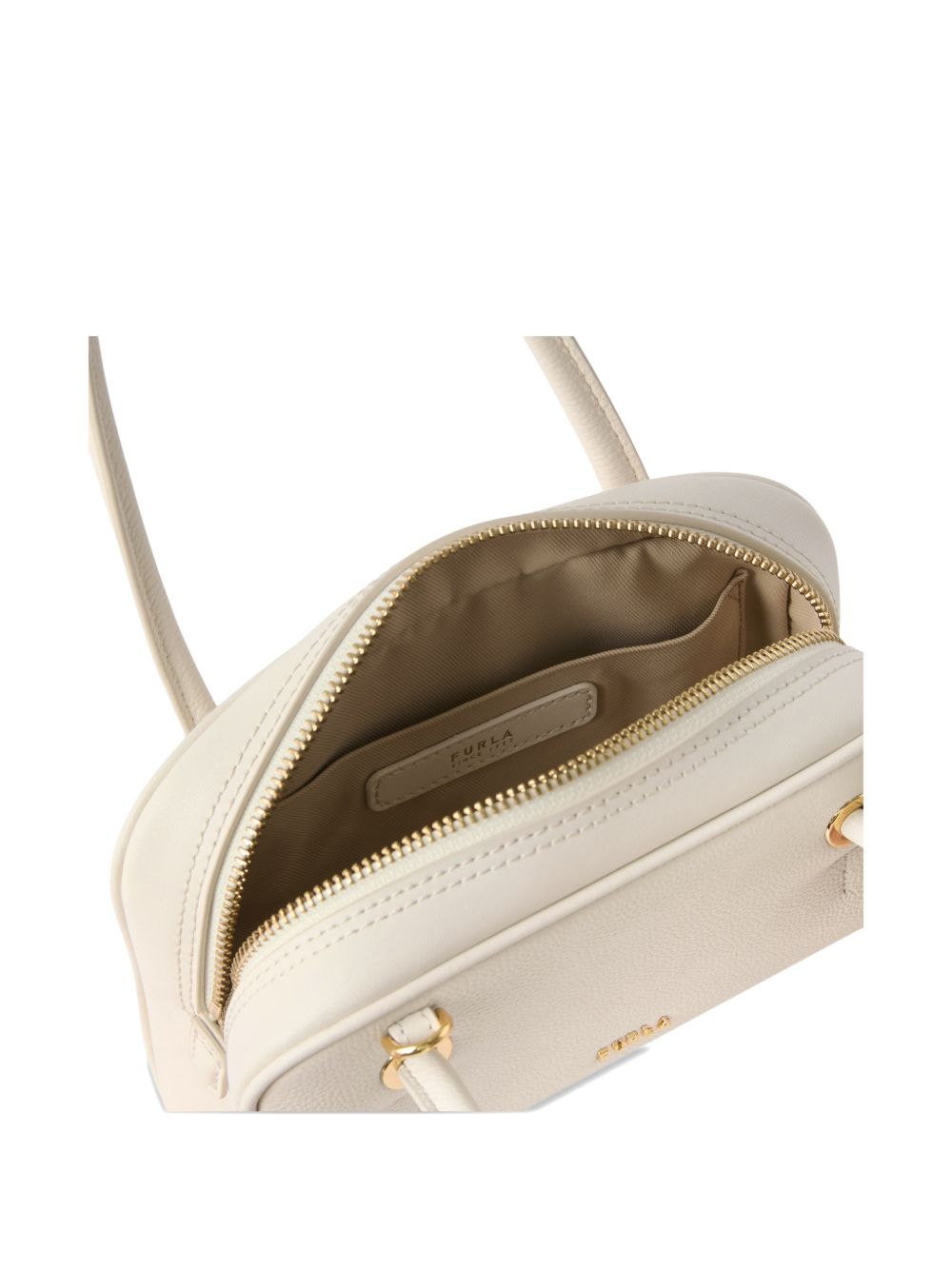 Borsa a tracolla XL Dome in pelle<BR/> 