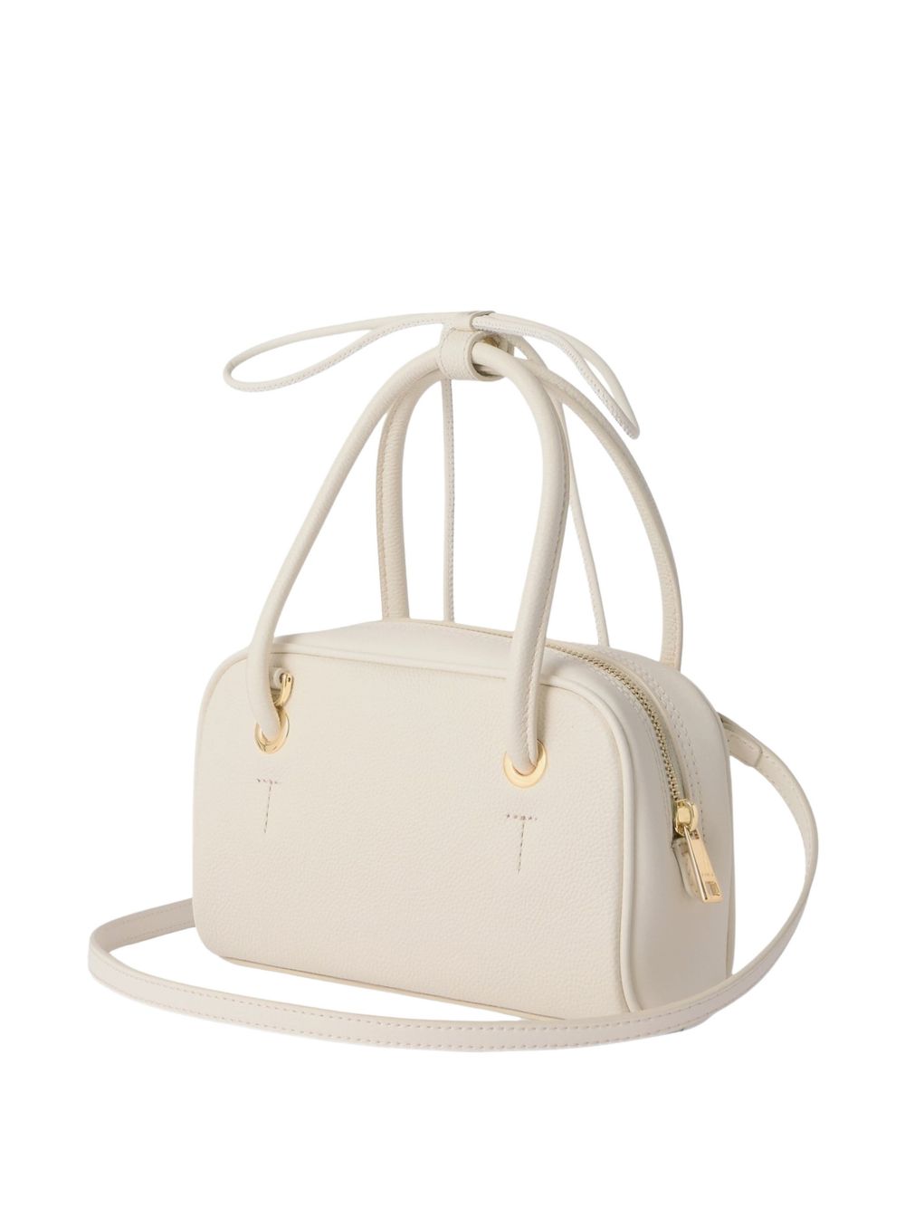 Borsa a tracolla XL Dome in pelle<BR/> 
