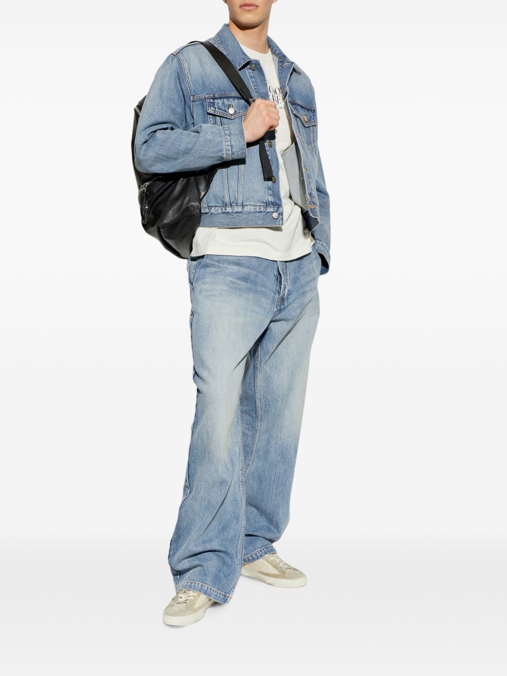 Sneakers Super-Star con effetto vissuto 