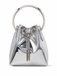 Load image into Gallery viewer, Borsa a secchiello Bon Bon mini con effetto metallizzato 
