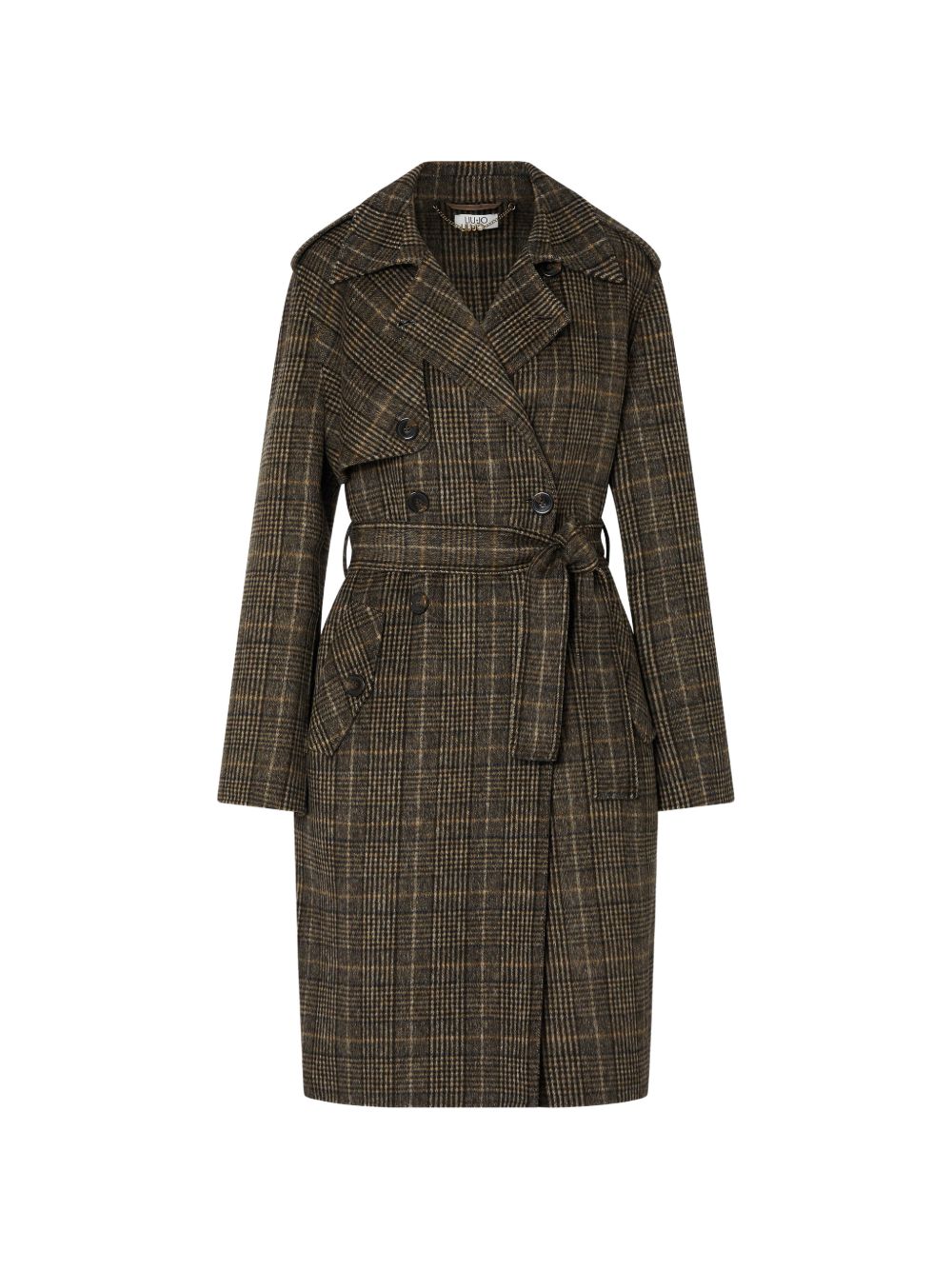 WF6006T677AS9072CAMEL CHECK LIU*JO white