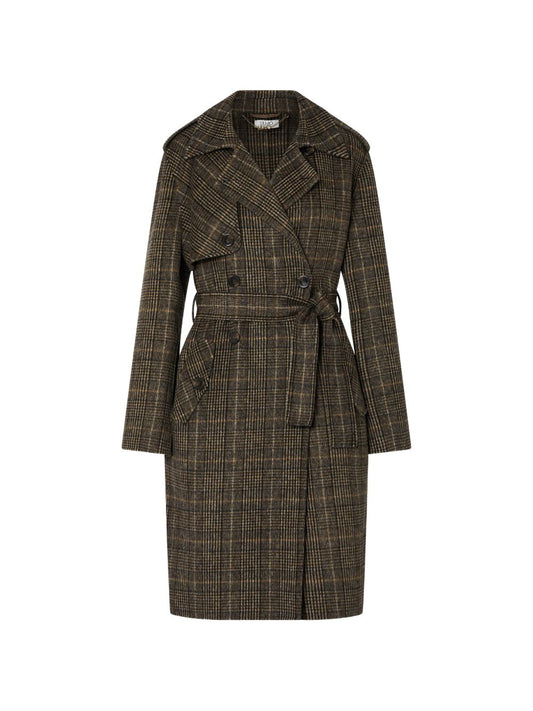 WF6006T677AS9072CAMEL CHECK LIU*JO white
