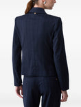 Load image into Gallery viewer, WF6249T731AL9173BLU LUREX PIN STRIPE LIU*JO white
