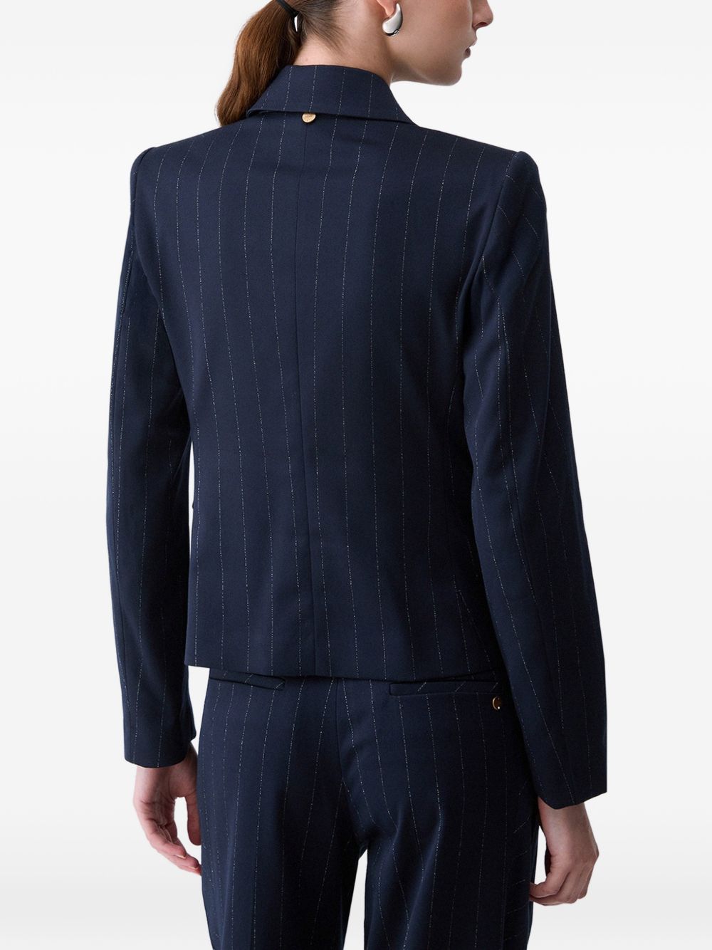 WF6249T731AL9173BLU LUREX PIN STRIPE LIU*JO white