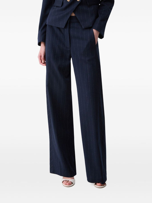WF6251T731AL9173BLU LUREX PIN STRIPE LIU*JO white