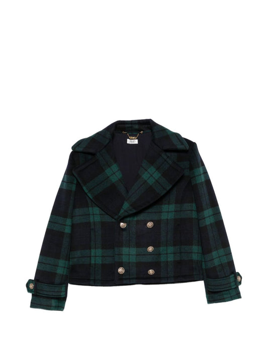 WF6352T719AZ9545BLUE TARTAN LIU*JO white