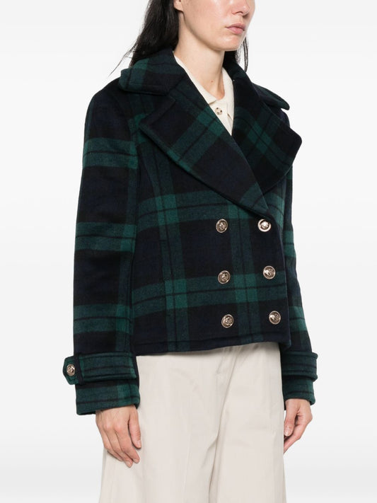 WF6352T719AZ9545BLUE TARTAN LIU*JO white