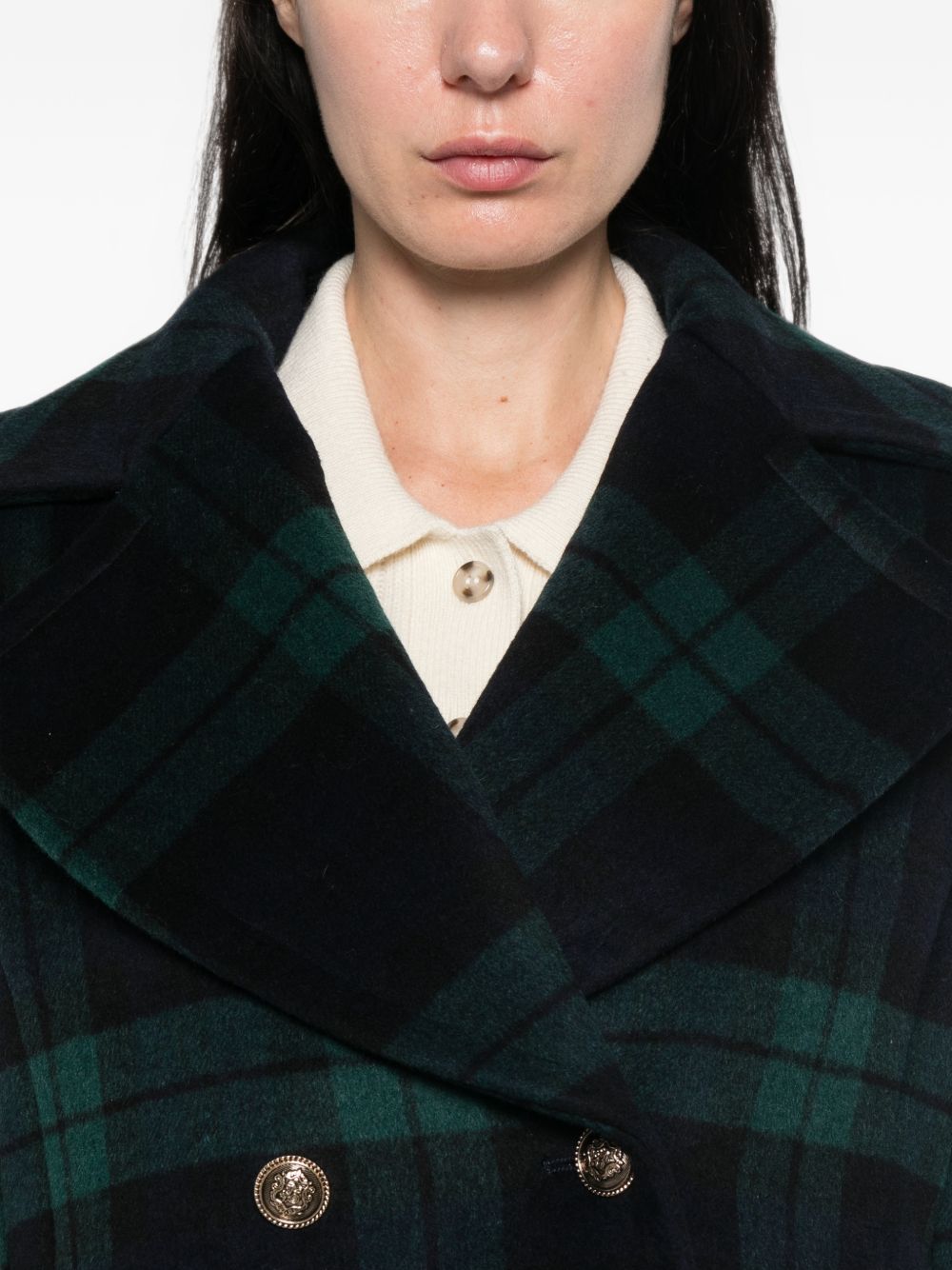 WF6352T719AZ9545BLUE TARTAN LIU*JO white