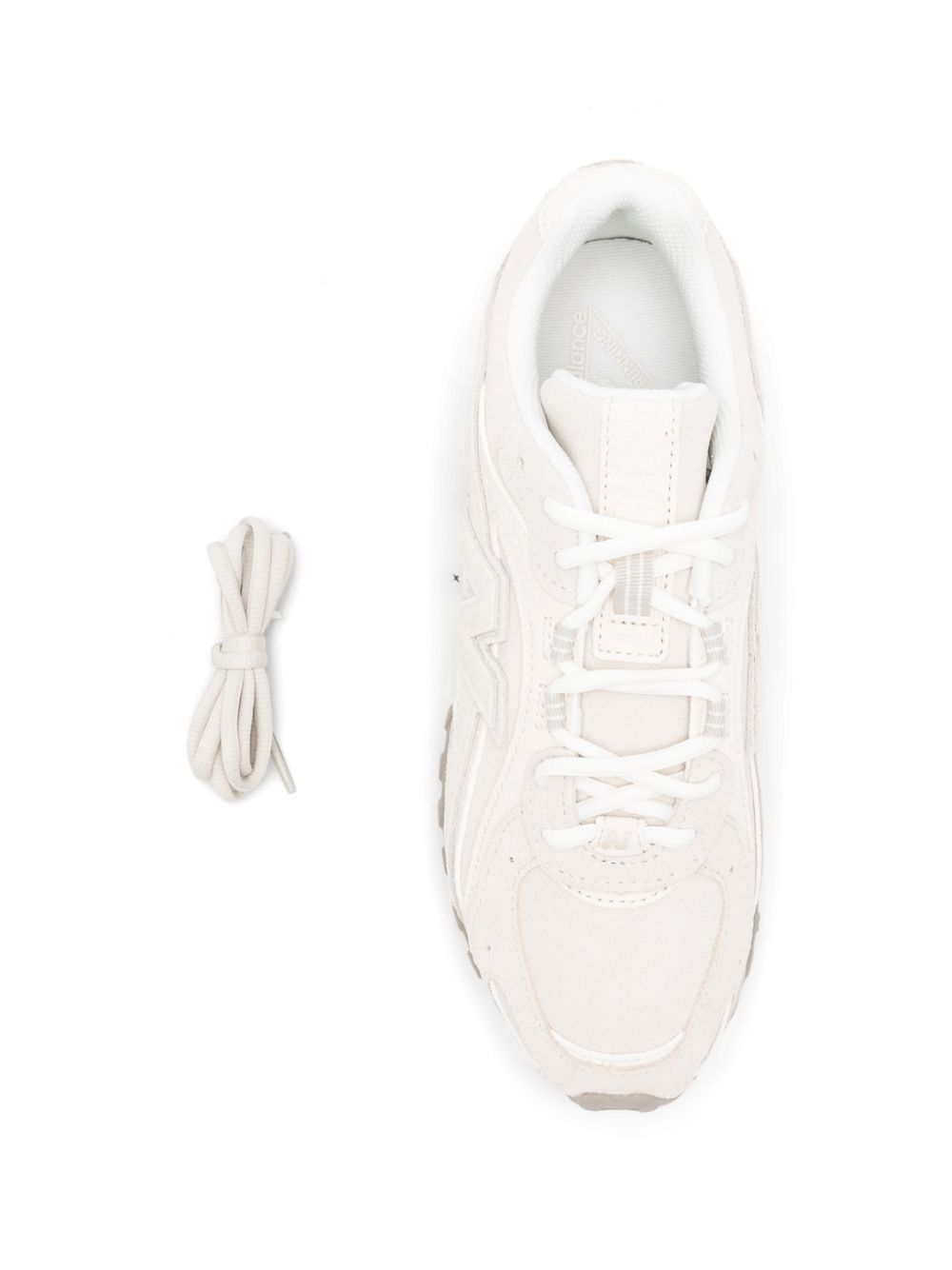 Sneakers con inserti in pelle scamosciata 