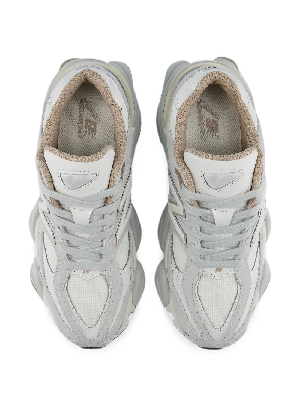 Sneaker New Balance 9060 Grigie in Suede e Mesh 