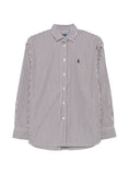 Load image into Gallery viewer, 211910743510 DARK BROWN WHITE POLO RALPH LAUREN
