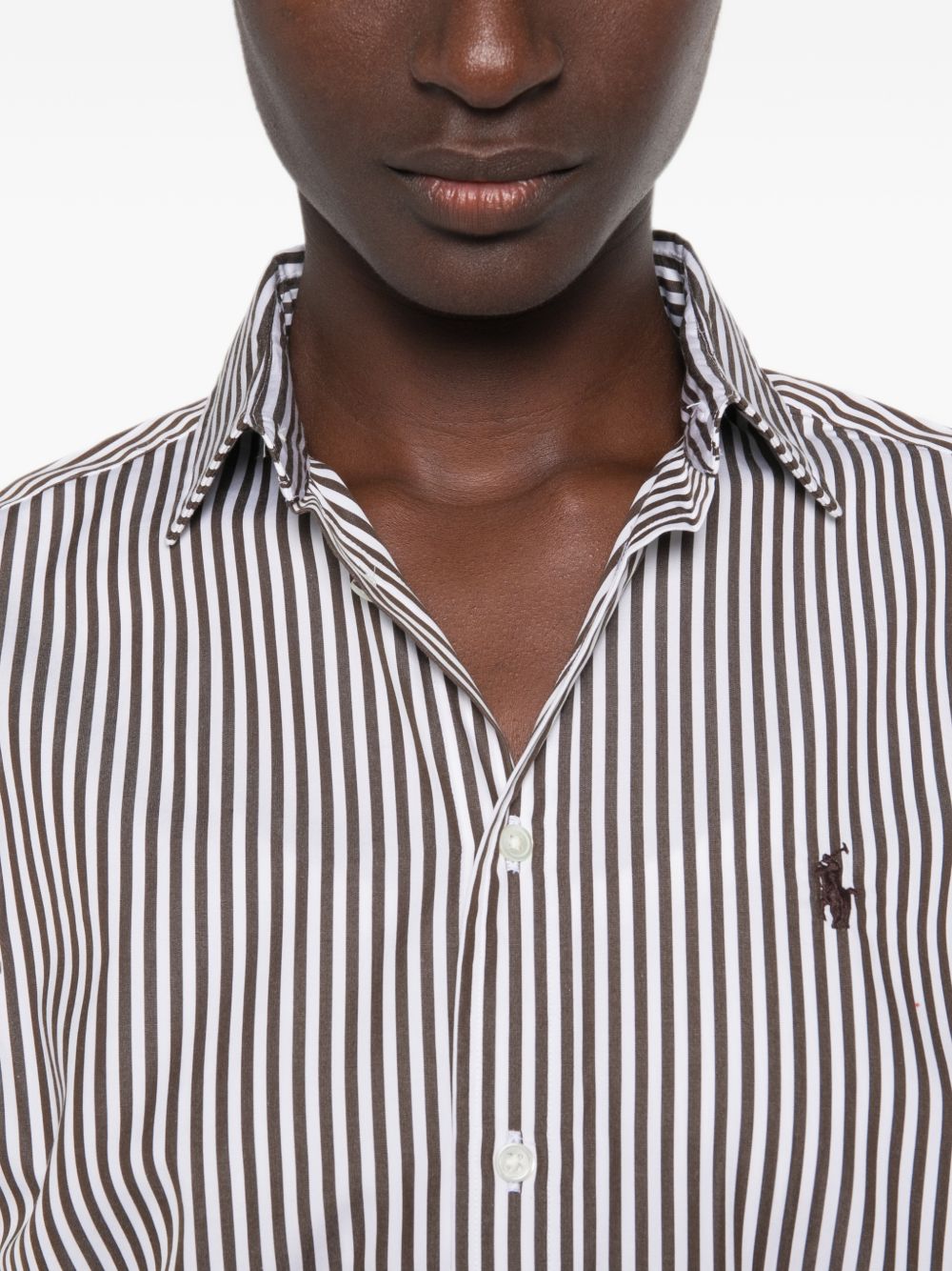 211910743510 DARK BROWN WHITE POLO RALPH LAUREN