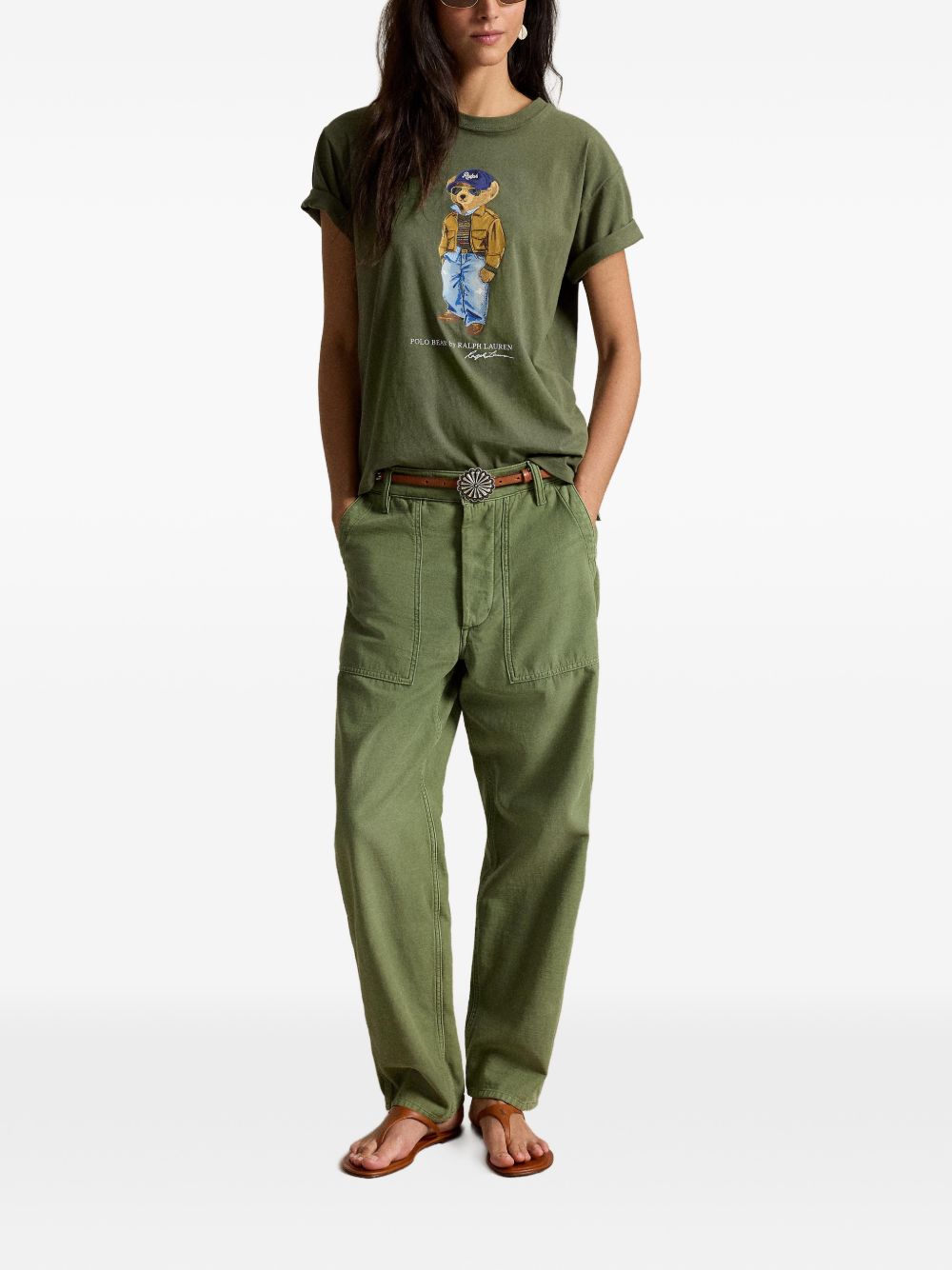 211B17806001DENSE OLIVE POLO RALPH LAUREN